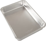 Nordic Ware Natural Aluminum Commercial Cake Pan with Lid, Rectangle Pan with Lid Silver, 9 x 13 Nordic Ware