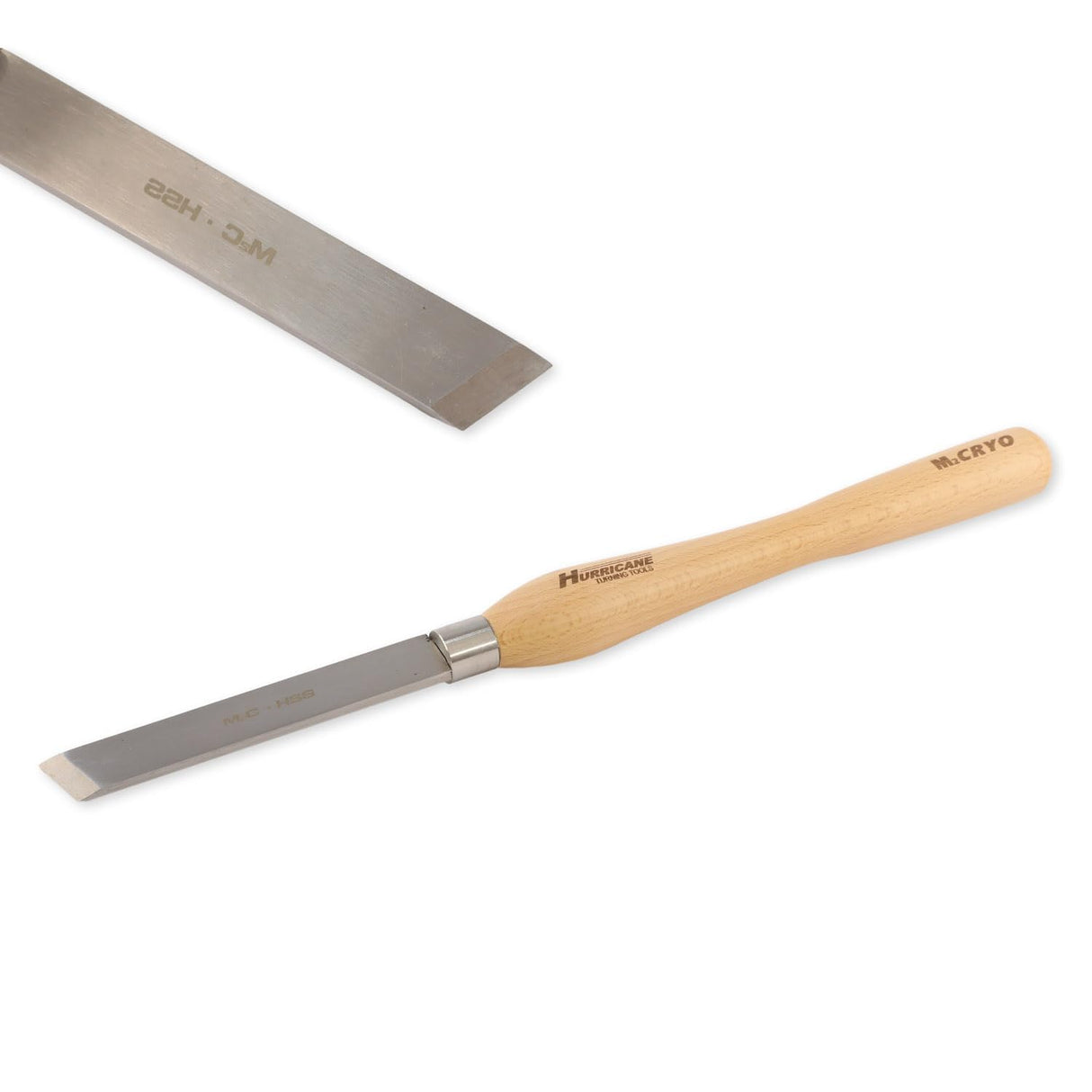 Hurricane Turning Tools, CryoCut Series, HTT-514, M2 Cryo 1" Skew Chisel for Woodturning Hurricane Turning Tools