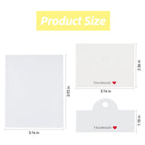 Vcekract 100Pcs Packaging for Small Business, Small Business Packaging Supplies for Bracelet, Car Coaster, Keychain, Jewelry, Display Cards for Selling, 3.14''×3.14'' Vcekract