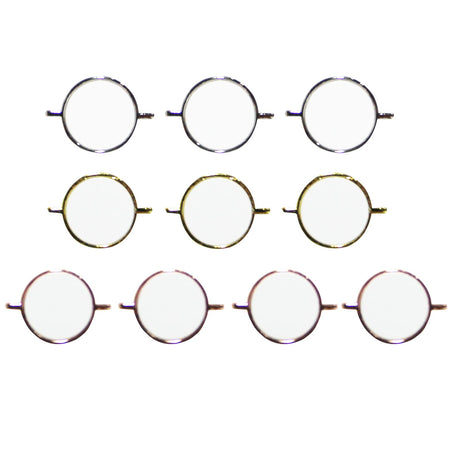 Dielianyi Blank Sublimation Watch Charms for Smartwatch Bands Personalized Sublimation Watch charm Blank set (Set of 10) (Round) Dielianyi