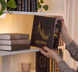 Revell Book Nook Kit Harry Potter - Diagon Alley Miniature DIY Kit 9" Booknook 3D Wooden Puzzle with LED Light Bookshelf Décor Gift for Adults Women Men