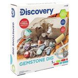 Discovery Kids Gemstone Dig Stem Science Kit by Horizon Group Usa, Excavate, Dig & Reveal 11 Real Gemstones, Includes Goggles, Excavation Tools, Streak Plate, Magnifying Glass & More Discovery Kids
