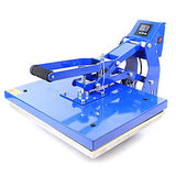 Auto Open Heat Press Machine, 16"X20" Clamshell Heat Press with Slide Out Base, 110v Digital Sublimation Printer Manual Magnetic Semi-Automatic for to Accurately Transfer T-Shirts, Pillowcases YSHUSTGY
