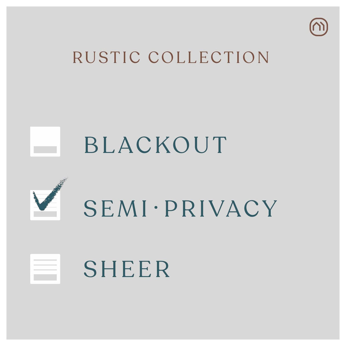 MOOD Custom Bamboo Shades | Rustic | Cordless Bamboo Roman Shades for Windows and Doors (Natural Woven) | Rustic Walnut (Great Privacy) | 35" W X 72" H Mood