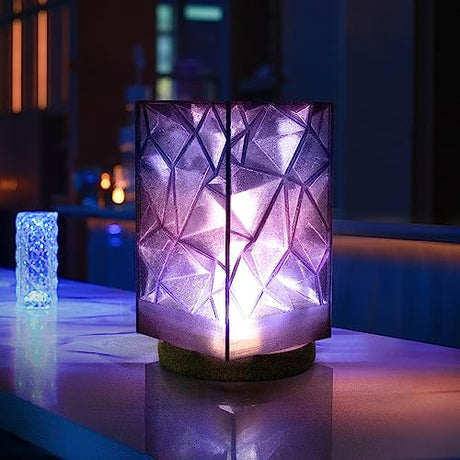 iSANMATE 3D Printer Filament Clear PLA, Multicolor Transparent Transition Glitter Filament, Gradient Purple Blue Multicolor PLA Filament, 3D Printing Filament 1KG/2.2lb, Blue Violet Galactic iSANMATE