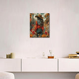 TUMOVO Adult Paint by Number Kit on Canvas Woman in Cowboy Hat, Flowers and Cactus DIY Color by Number, 16 x 20 Inch TUMOVO