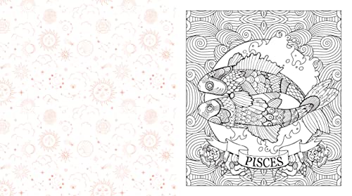 Astrology Coloring Book: Color Your Way to Unlock and Explore Your Spiritual Journey (Chartwell Coloring Books) WoodArtSupply