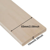 Focalmotors Replacement Support Wooden Slats for Metal Bed Frame and Sofa， Solid Wood Mattress Sofa Cushion Support 10 Packs of Replacement spares (680x53x10MM) Focalmotors