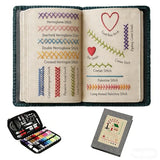 New DIY Embroidery Stitch Book Kit,86-Piece Sewing Tool Set,with 106 Illustrated Stitches,Step-by-Step Tutorials,Perfect Gift for Craft Lovers & Cross Stitch Enthusiasts