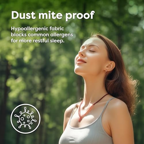 HOSPITOLOGY PRODUCTS Mattress Encasement - Zippered Bed Bug Dust Mite Proof Hypoallergenic - Sleep Defense System - King - Waterproof - Stretchable - Standard 12" Depth - 78" W x 80" L HOSPITOLOGY PRODUCTS
