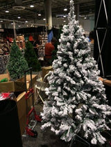 Perfect Holiday Christmas Tree, 5-Feet, Flocked Snow Perfect Holiday