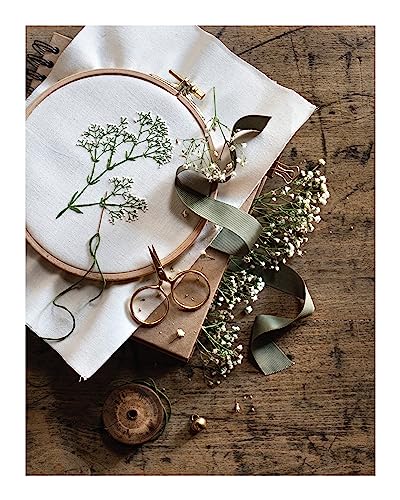 Embroidering Plants and Flowers for Beginners: 33 Plants to Stitch (Landauer) Ready-to-Use Embroidery Patterns Inspired by Nature, with Diagrams, Photos, a Stitch Guide, and Thread Suggestions Fox Chapel Publishing