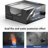 Longer Laser Engraver Enclosure,Fireproof and Dustproof Laser Cutter Protective Cover with Fan and Pipe, Against Smoke, Odor, Noise and Eye Protection，‎27.5 x 27.5 x 13 inches QFLONGER