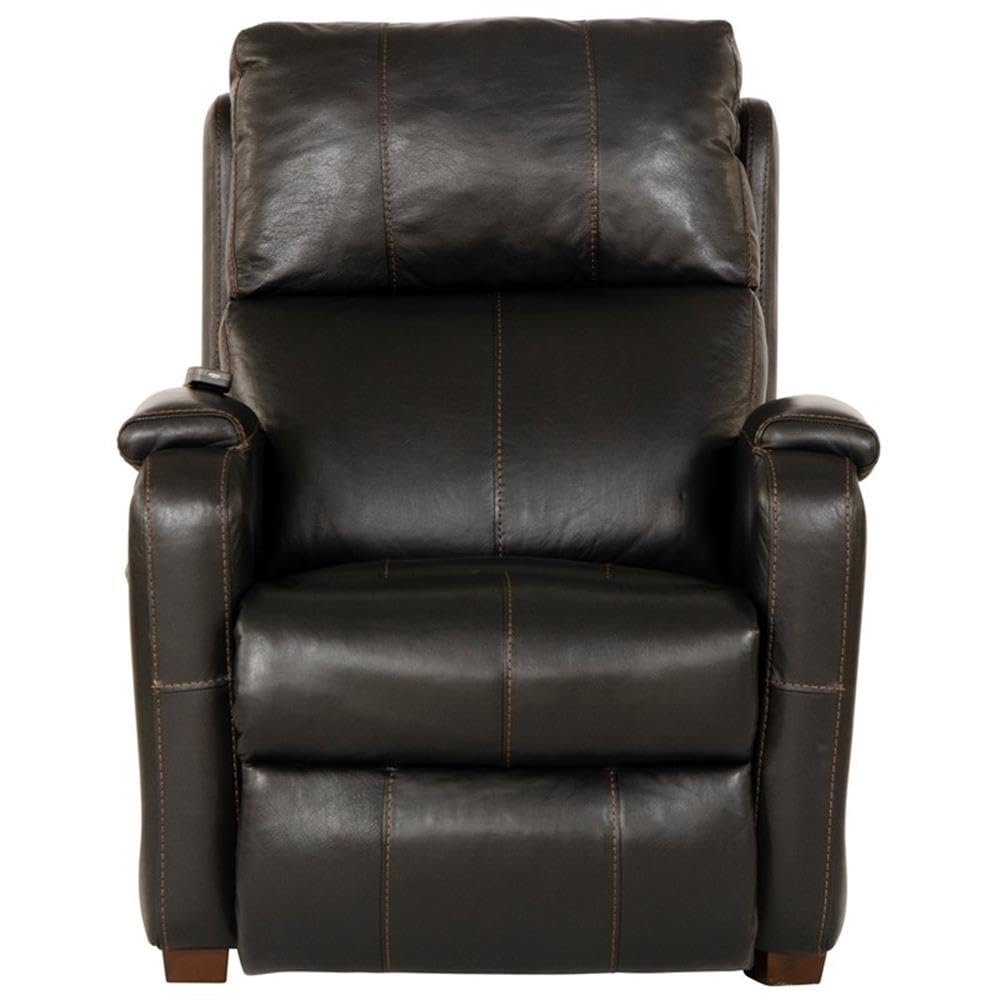 Catnapper Decompress Power Zero Gravity Recliner in Italian Black Leather Catnapper