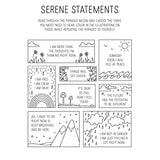 Out of Your Mind: A Journal and Coloring Book to Distract Your Anxious Mind WoodArtSupply