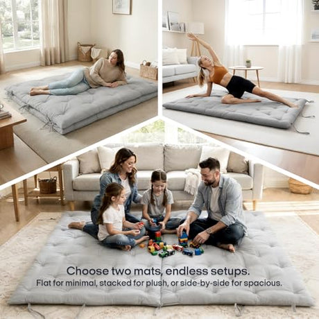 Syrinx Water Resistant Japanese Futon Mattress, Twin Size 75"x39", 2.5 Inch Thick Japanese Floor Mattress Tatami Mat, Foldable Floor Bed Sleeping Pad for Dormitory Guest Room Camping Syrinx