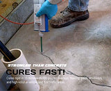 CrackWeld PRO Concrete Floor Repair Kit – Seal Cracks in Basement Slabs, Driveways, Garages, Pool Decks, and More. Indoor/Outdoor. Fast-Curing. No Grinding Needed. Complete Repair Kit. RadonSeal