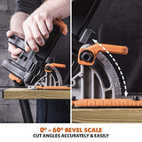 Evolution Power Tools R185CCS 7-1/4" TCT Multi-Material Cutting Circular Saw, 7-1/4", Orange Evolution