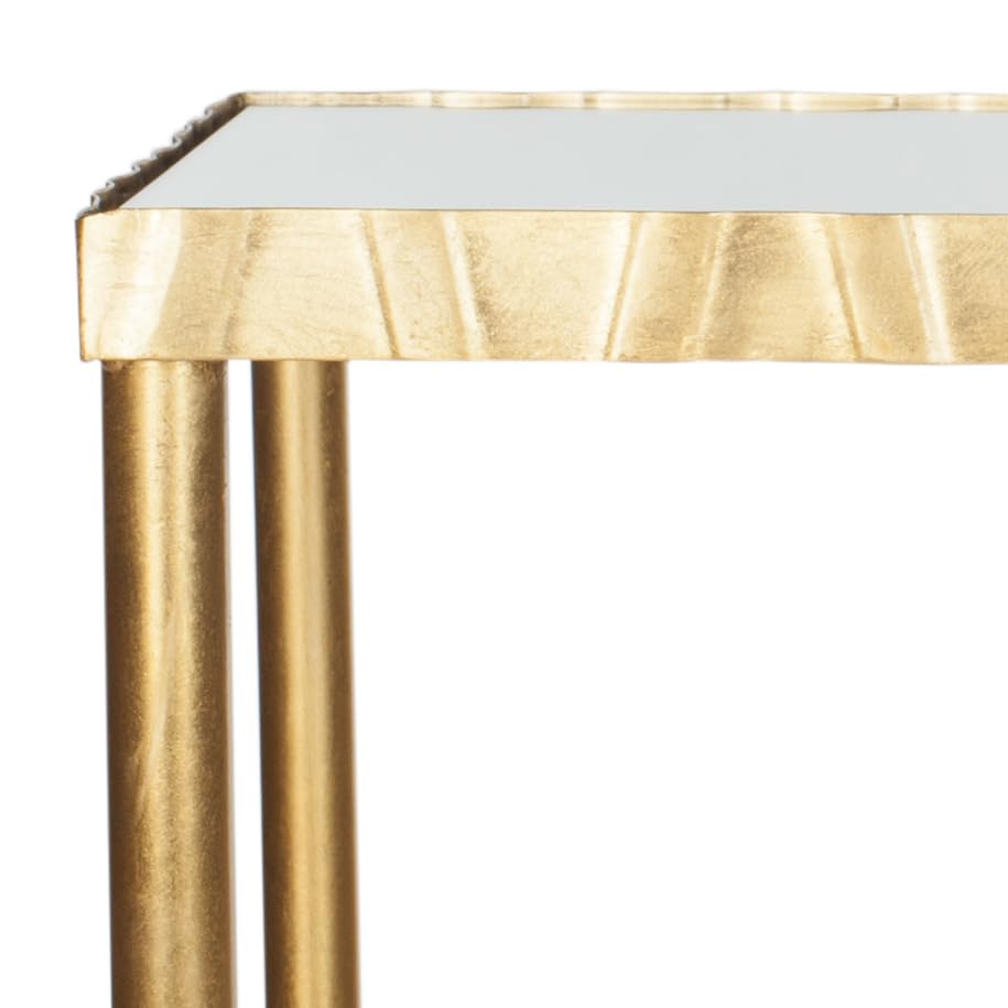 Safavieh Home Collection Princess Mirror Top Console Table, Gold Safavieh
