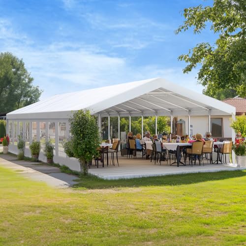 Quictent 20x60 Heavy Duty Party Tent for Parties Outdoor Large Canopy Wedding Event Shelter Wedding Tents for Parties with Storage Bags(Church) Quictent