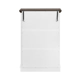 CKEASEAN 6 Drawer Dresser, Farmhouse Dresser, Nightstand Chest of Drawer for Bedroom, Wood Storage Chest of Drawers Storage Cabinet for Living Room, Hallway,Entryway (White, 6 Drawer) CKEASEAN