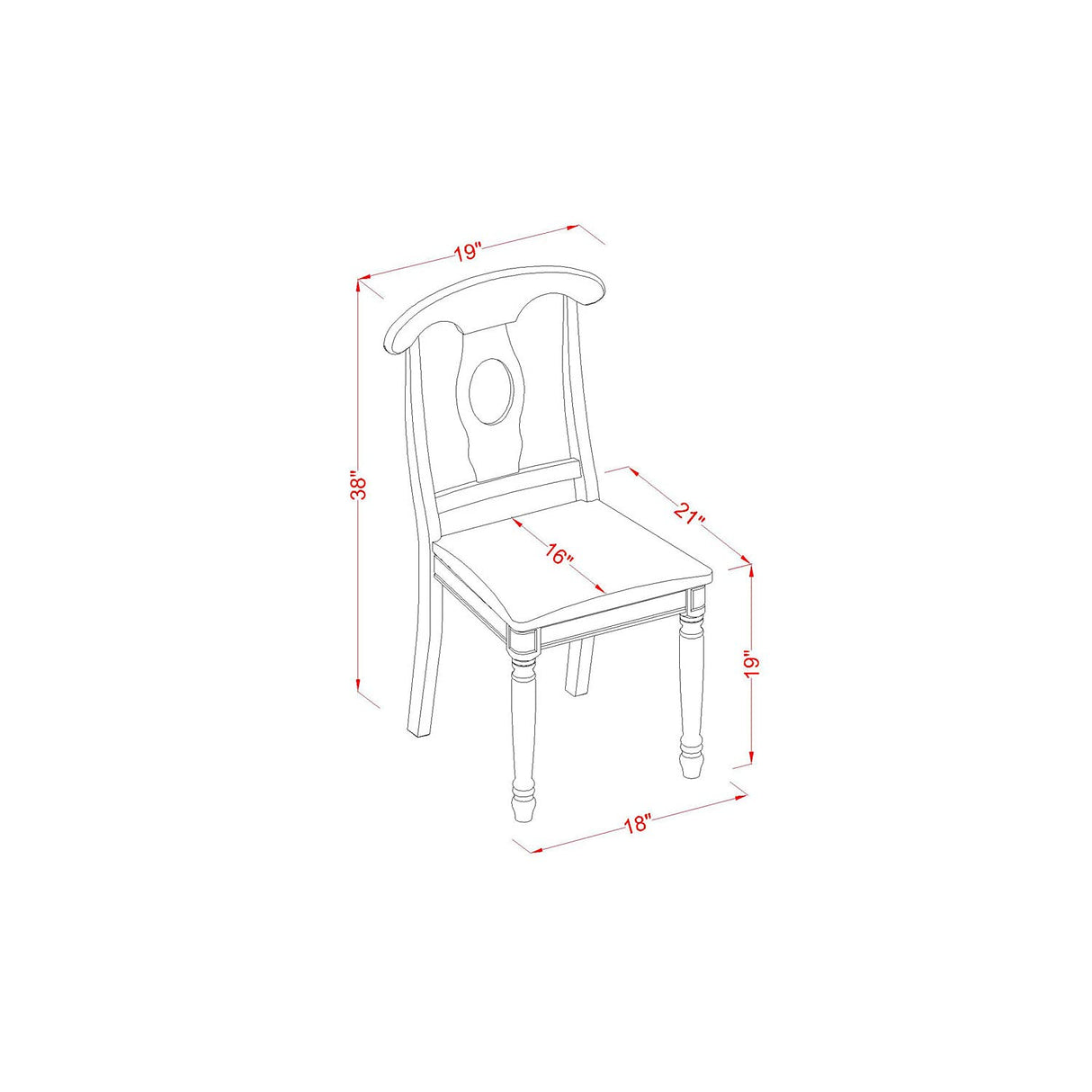 East West Furniture HLKE5-BCH-LC 5 Piece Kitchen Table & Chairs Set Includes a Round Dining Room Table with Pedestal and 4 Faux Leather Upholstered Dining Chairs, 42x42 Inch, Black & Cherry East West Furniture