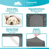 DREAMCARE King Fitted Sheet Only - Extra Deep Pocket Fitted Sheet - Fits up to 21 inch Mattress - Deep Pocket King Sheets - Hotel Luxury - Oeko-Tex Certified Sheets - (Grey) DREAMCARE