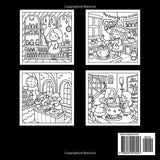Cozy Witch, Adorable Magical Moments Coloring Book For Adults, Teens: Chibi Witchy Illustrations, Hygge & Comfy Fantasy Vibes WoodArtSupply