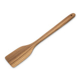 FAAY 18" Teak Long Wooden Spatula, Heavy Duty Stir Paddle for Cooking in Big Pot, Canning, Handcrafted from High Moist Resistance Teak, Wooden Spoon Flat for Brewing, Grill, Mixing, Stirring, Decor FAAY