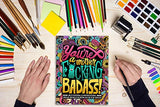 You're a Mother F*cking Badass: Motivational & Inspirational Swear Word Coloring Book for Adults WoodArtSupply