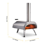 Ooni Karu 12 Multi-Fuel Outdoor Pizza Oven – Portable Wood and Gas Fired Pizza Oven with Pizza Stone, Outdoor Ooni Pizza Oven - Woodfired & Stonebaked Pizza Maker, Countertop Dual Fuel Pizza Oven ooni