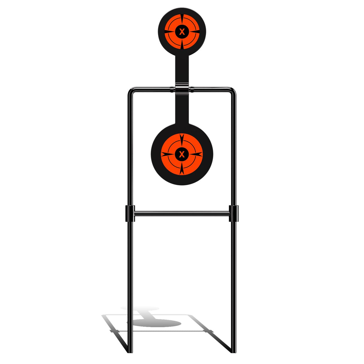 Highwild Double Spinner Shooting Targets - Auto Reset Steel Target - for Centerfire Handguns Up to .44 Magnum Highwild