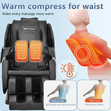 BestMassage Massage Chair Zero Gravity Full Body Electric Shiatsu Massage Chair Recliner with Foot Rollers Built-in Heat Therapy Air Massage System Stretch Vibrating for Home Office(Black) BestMassage