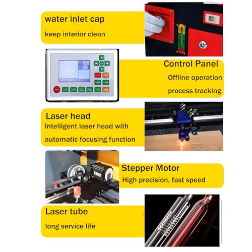 CO2 Laser Engraver 80W, 20x28 in Laser Engraving Machine with 2-Way Pass Air Assist, Industrial Laser Cutter Cutting Machine for Wood Glass Acrylic Sihao