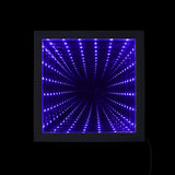 The Geeky Days LED Infinity Wall Mirror Frame with Multi Color Changing Light (38x38cm) The Geeky Days
