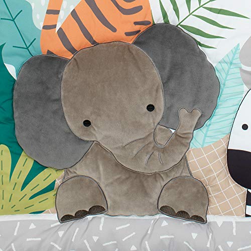 Bedtime Originals Mighty Jungle 3Piece Crib Bedding Set, Multicolor (283003V) Bedtime Originals