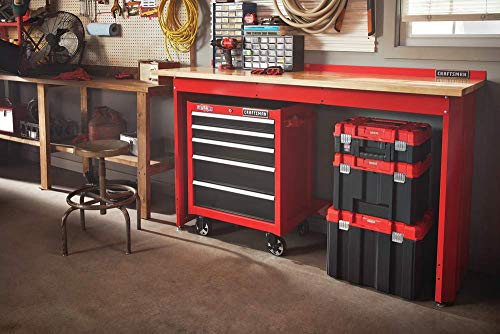 CRAFTSMAN 2000 Series Workbench, 6-Foot Wide with Butcher Block Top, Customizable (CMST27200R) CRAFTSMAN