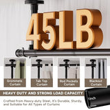 Room Divider for Room Separation，No Drilling Curtain Rod Wall Divider Metal Rod, 4-10ft(H) 28-140inch(W) Adjustable, Heavy Duty Partition Space Separator Freestanding Tension Curtain Stand (Black) Toyear