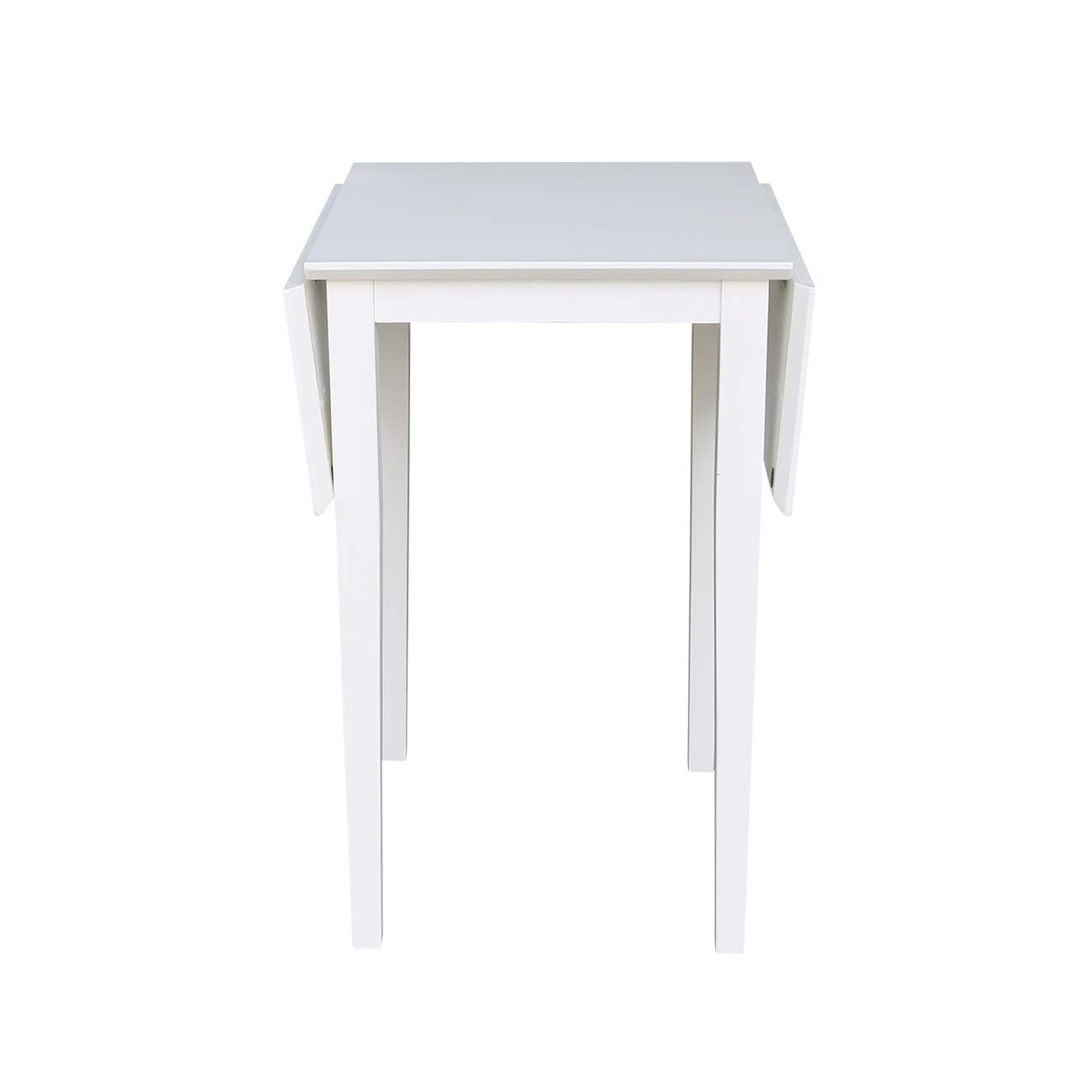 International Concepts Small Dropleaf Dining Table, White IC International Concepts