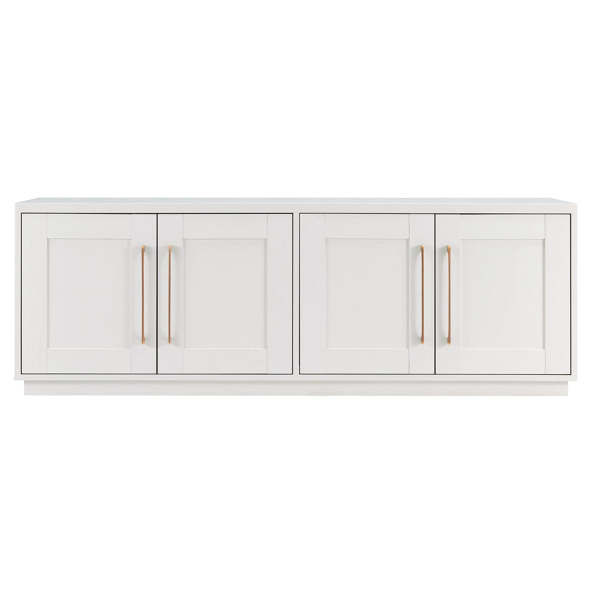 Henn&Hart Tillman Rectangular TV Stand for TV's up to 80" in, 68" Wide, White Henn&Hart