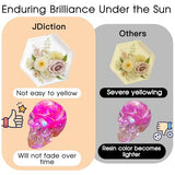 JDiction 1 Gallon Epoxy Resin, Clear Casting Self-Leveling Resin, Low Viscosity Bubble-Free Resin and Hardener Kit for Jewelry Making, Resin Flowers, Coasters, Table Top and Wood Crafts JDiction