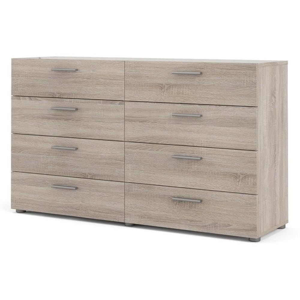 Tvilum 8 Drawer Double Dresser,Truffle Tvilum