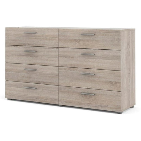 Tvilum 8 Drawer Double Dresser,Truffle Tvilum