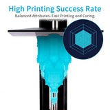 ELEGOO Standard 3D Printer Photopolymer Resin Grey 1000g, High Precision Printing Resin 405nm Low Odor UV-Curing for LCD/DLP/MSLA 3D Printer ELEGOO