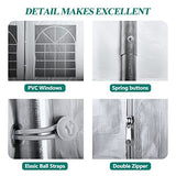 GARTOO 20' x 30' Canopy Party Tent & Carport - Heavy Duty Outdoor Wedding Gazebo with 4 Sand Bags, Event Shelter Canopy for Outdoor Event, Wedding, Birthday Party GARTOO