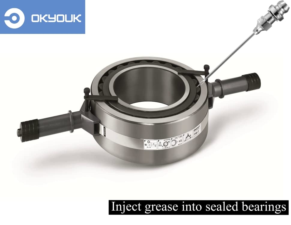 OKYOUK Bearing Grease Injector Needle,Grease Needle Nozzle, for injecting Grease into Sealed CV Joints (Injector Needle 6Pcs) OKYOUK
