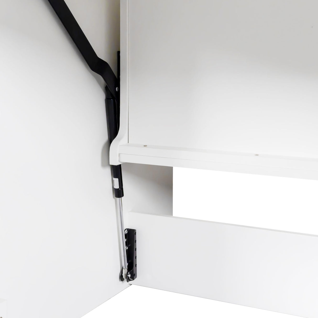 Twin Murphy Bed with Desk, Pull-Out Foldable Wall Bed, Space-Saving Muti-Functional Designed for Multipurpose Guest Room or Home Office DMAITH