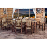 Montana Woodworks Log Furniture - Captain Chair - Glacier Country Collection Montana Woodworks