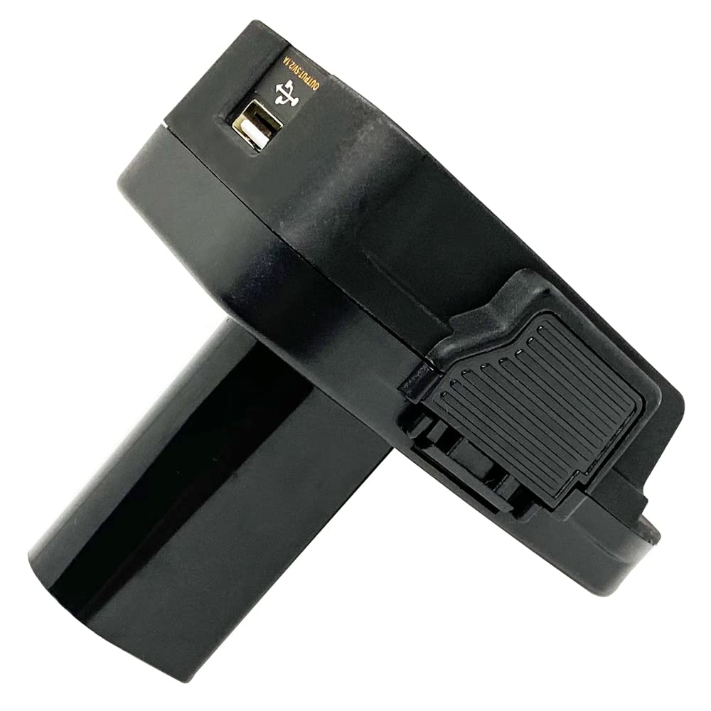 Battery Adapter for Craftsman C3 19.2 Volt Lithium Cordless Tool, Convert for DeWalt 20V &for Milwaukee 18V M18 Lithium Battery to Craftsman 19.2V Ni-MH Lithium Battery Converter, w/ USB Charge Port XFYBZN