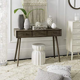 Safavieh Home Albus Mid-Century Modern Chocolate 3-drawer Console Table SAFAVIEH
